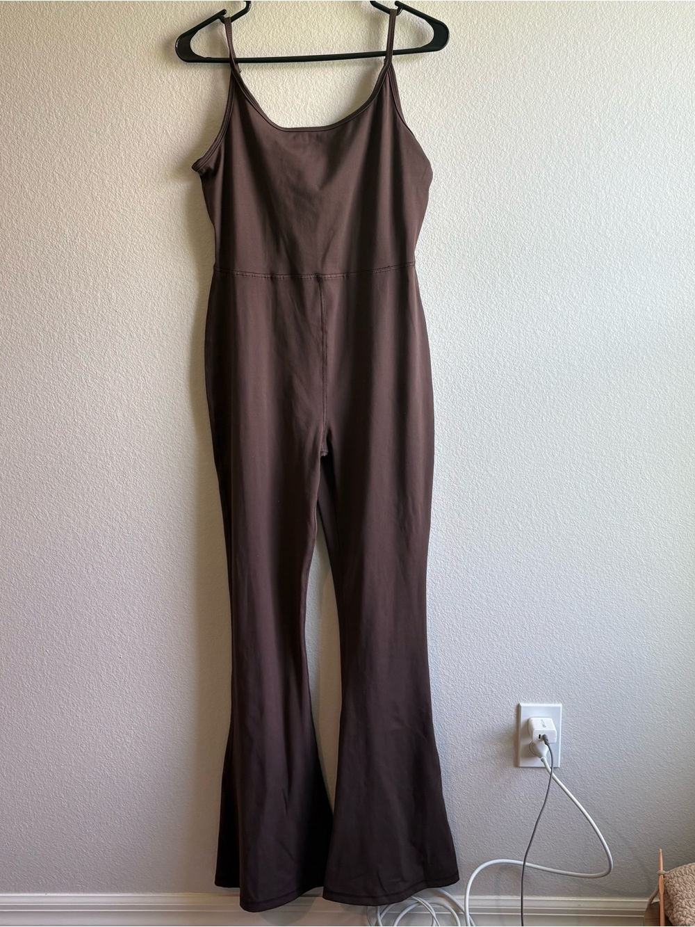 Yogalicious Brown Flare Leg Jumpsuit